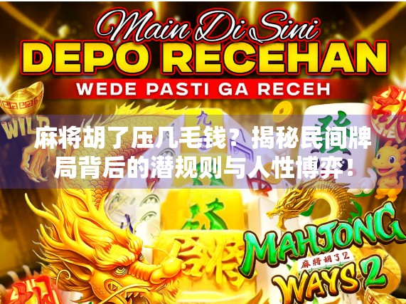 麻将胡了压几毛钱？揭秘民间牌局背后的潜规则与人性博弈！