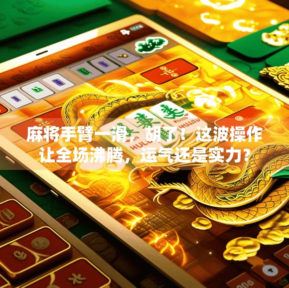 麻将手臂一滑,胡了!这波操作让全场沸腾,运气还是实力? 麻将手臂一滑,胡了!这波操作让全场沸腾,运气还是实力?