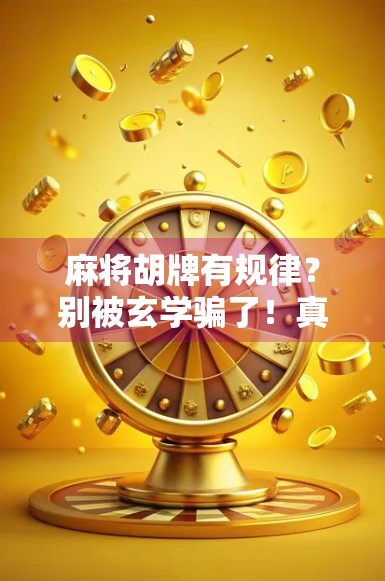 麻将胡牌有规律？别被玄学骗了！真正高手都在偷偷用这3个底层逻辑！