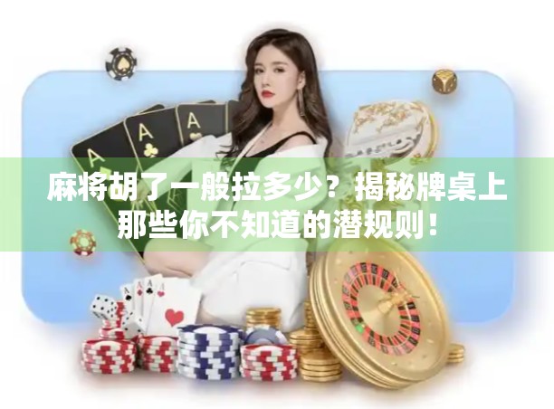 麻将胡了一般拉多少？揭秘牌桌上那些你不知道的潜规则！