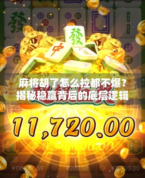 麻将胡了怎么拉都不爆？揭秘稳赢背后的底层逻辑！