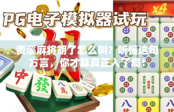 贵溪麻将胡了怎么叫？听懂这句方言，你才算真正入了局！