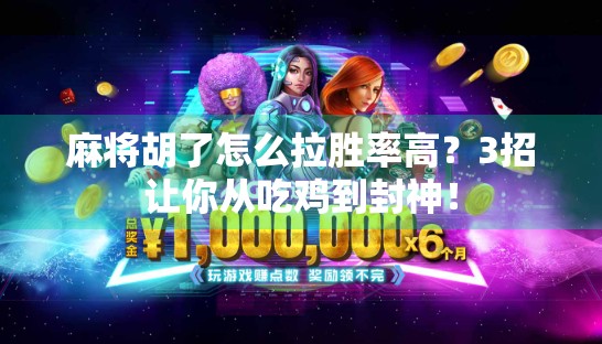 麻将胡了怎么拉胜率高？3招让你从吃鸡到封神！