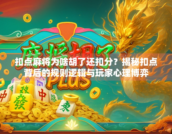 扣点麻将为啥胡了还扣分?揭秘扣点背后的规则逻辑与玩家心理博弈
