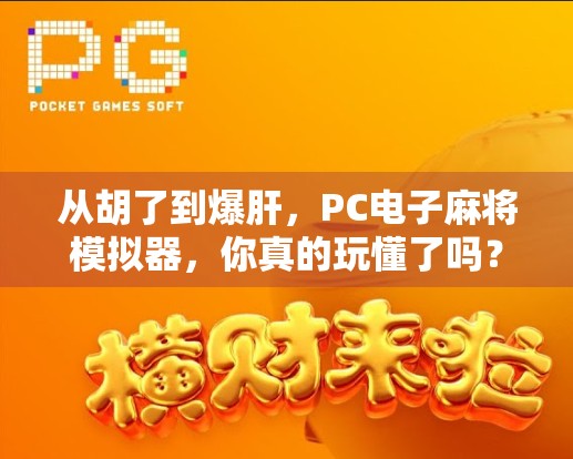 从胡了到爆肝，PC电子麻将模拟器，你真的玩懂了吗？