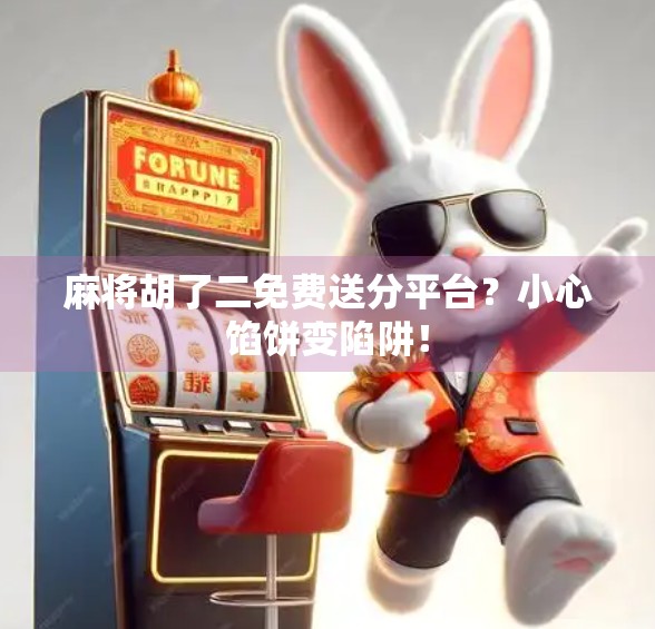 麻将胡了二免费送分平台?小心馅饼变陷阱!