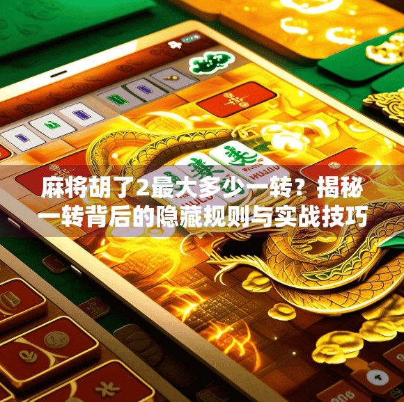 麻将胡了2最大多少一转?揭秘一转背后的隐藏规则与实战技巧!