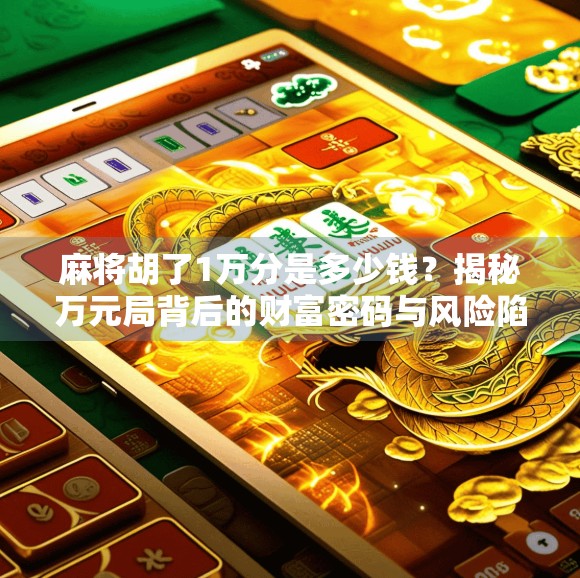 麻将胡了1万分是多少钱?揭秘万元局背后的财富密码与风险陷阱!