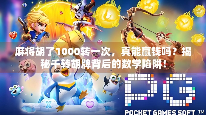 麻将胡了1000转一次,真能赢钱吗?揭秘千转胡牌背后的数学陷阱!